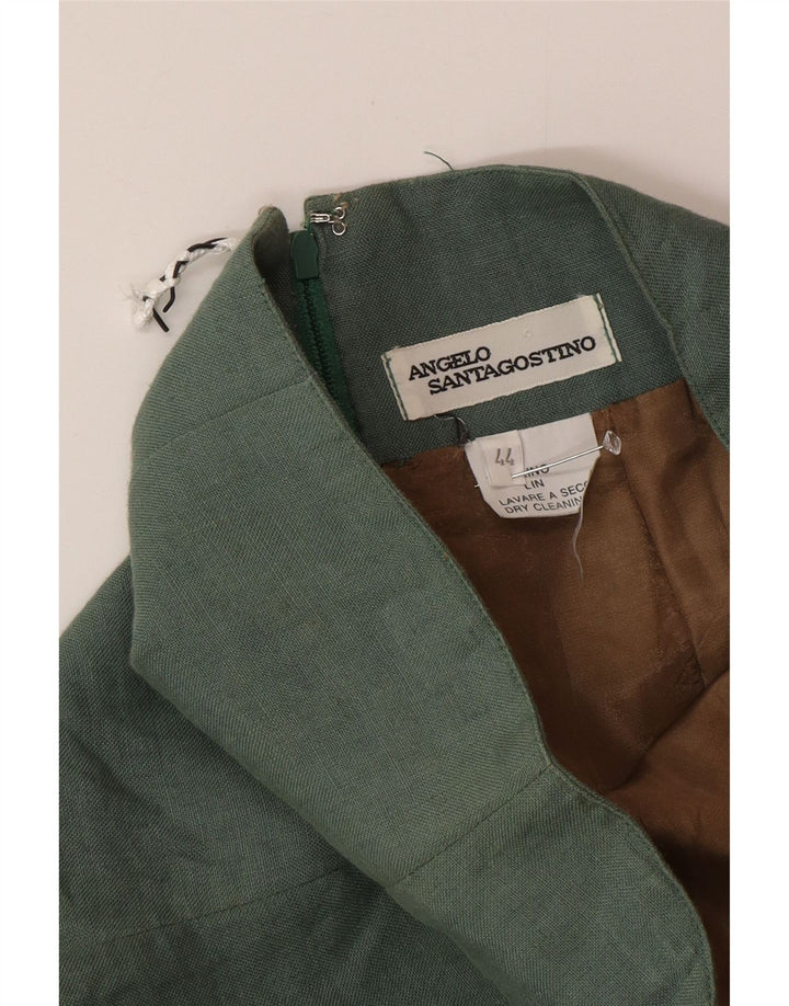 Angelo Santagostino Damen 2-teiliges Rockset IT 44 Medium W26 Grün Design