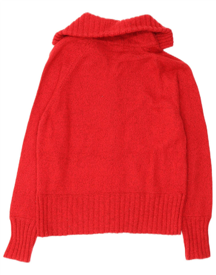 Marks & Spencer Damen-Cardigan-Pullover UK 16 Große rote Baumwolle
