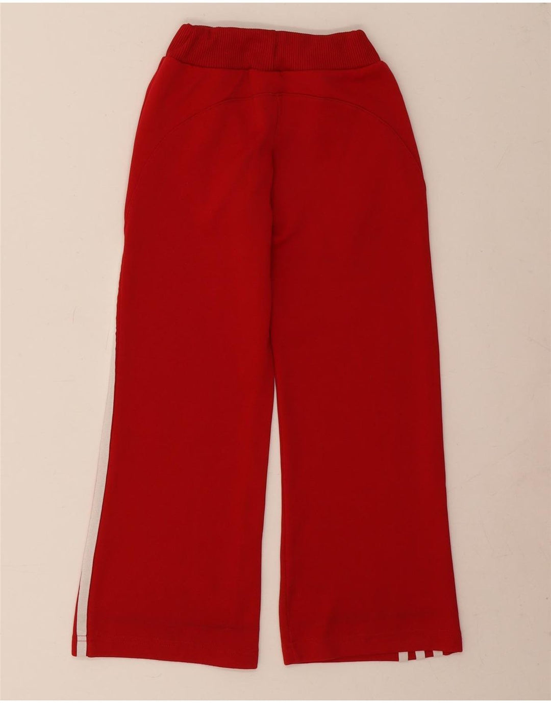 Adidas Mädchen-Trainingshose, 7–8 Jahre, rotes Polyester