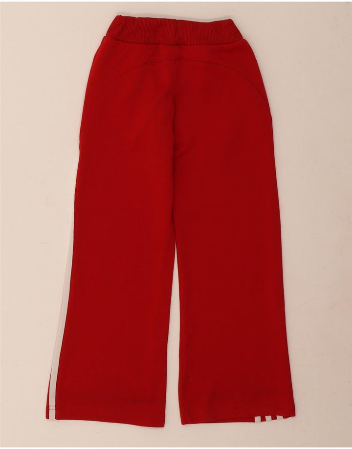 Adidas Mädchen-Trainingshose, 7–8 Jahre, rotes Polyester