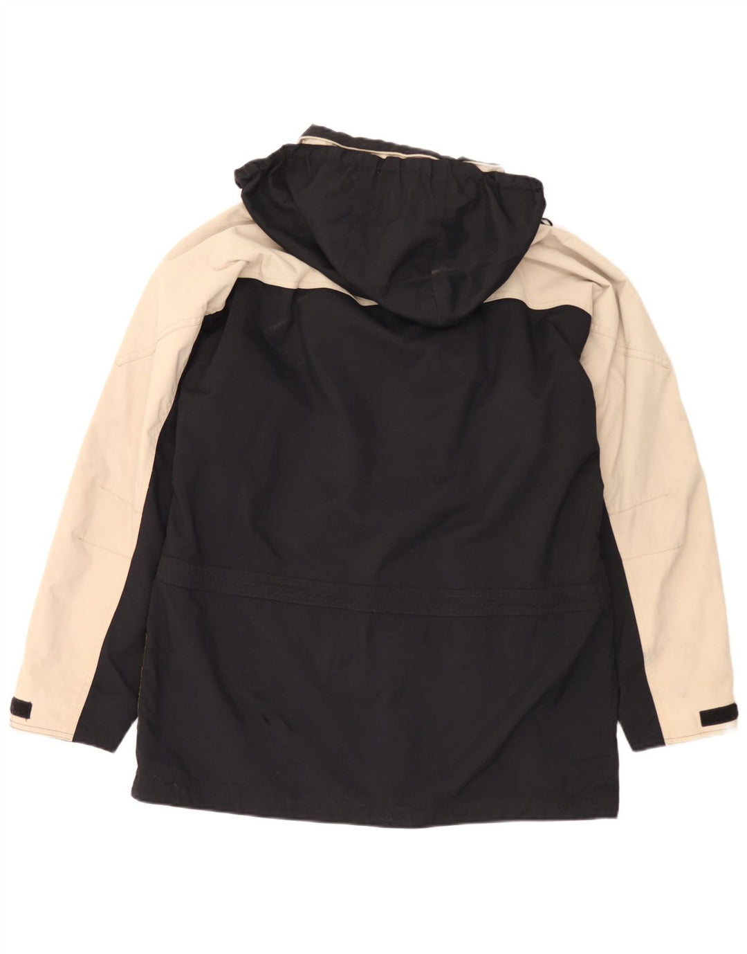 Camel Active Herren-Windbreakerjacke mit Kapuze, UK 38, Mittelschwarz, Farbblock