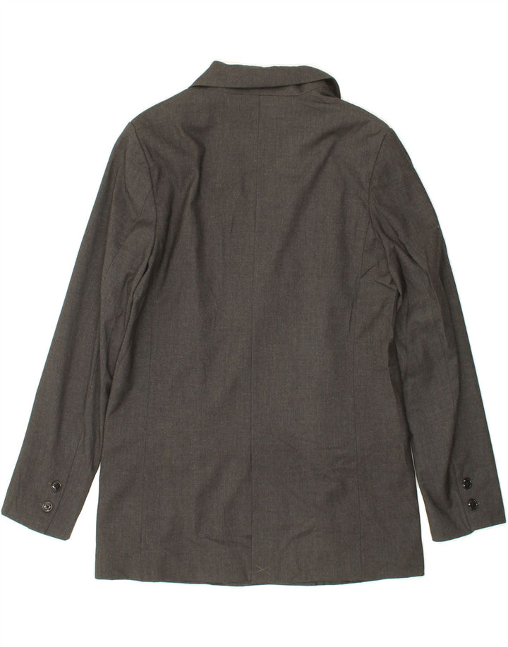 CONBIPEL Womens Double Breasted Blazer Jacket IT 44 Medium Grey Polyester Vintage Conbipel and Second-Hand Conbipel from Messina Hembry 