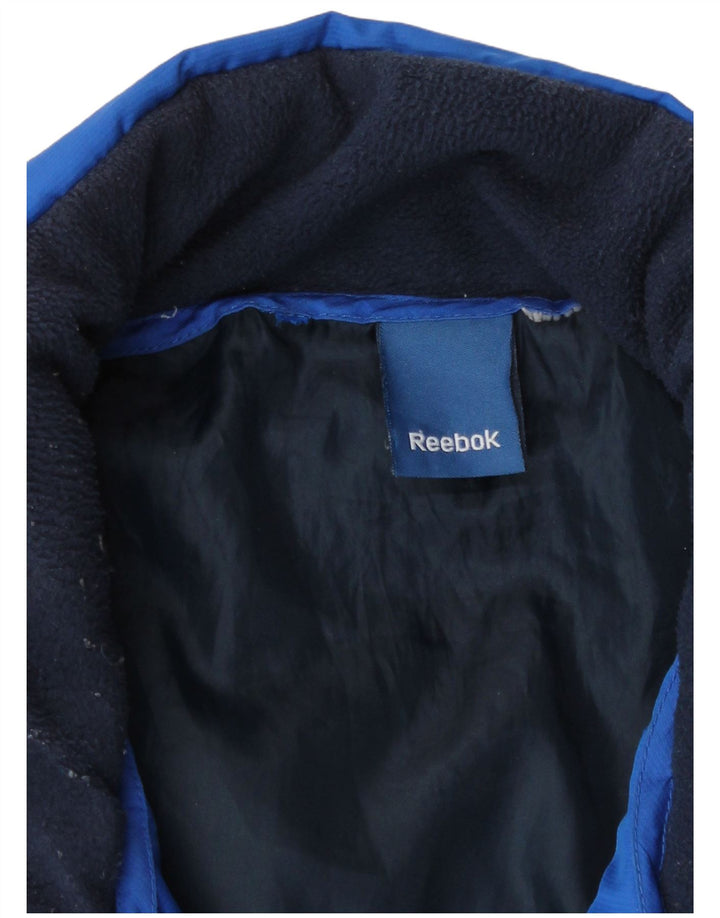 Reebok Herren Wattierte Jacke UK 42 XL Blau Polyester