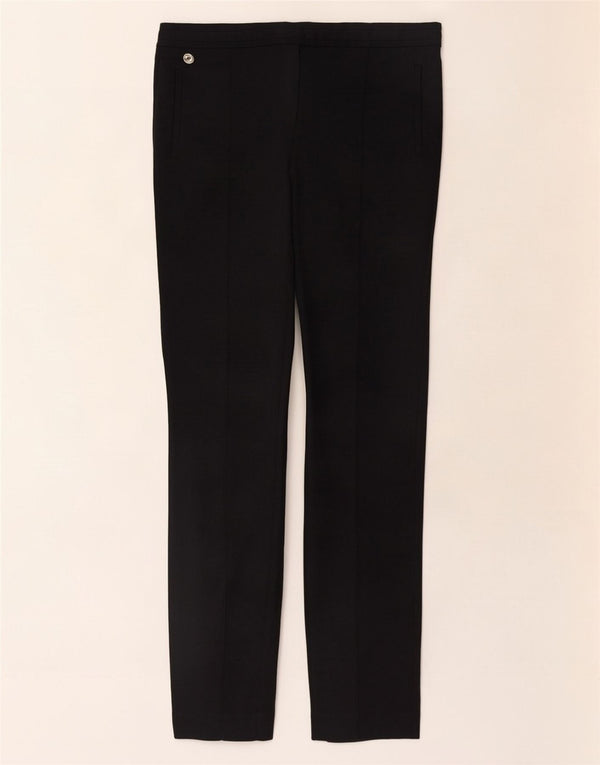 Massimo Dutti Damen Skinny Chino-Hose W34 L29 Schwarz
