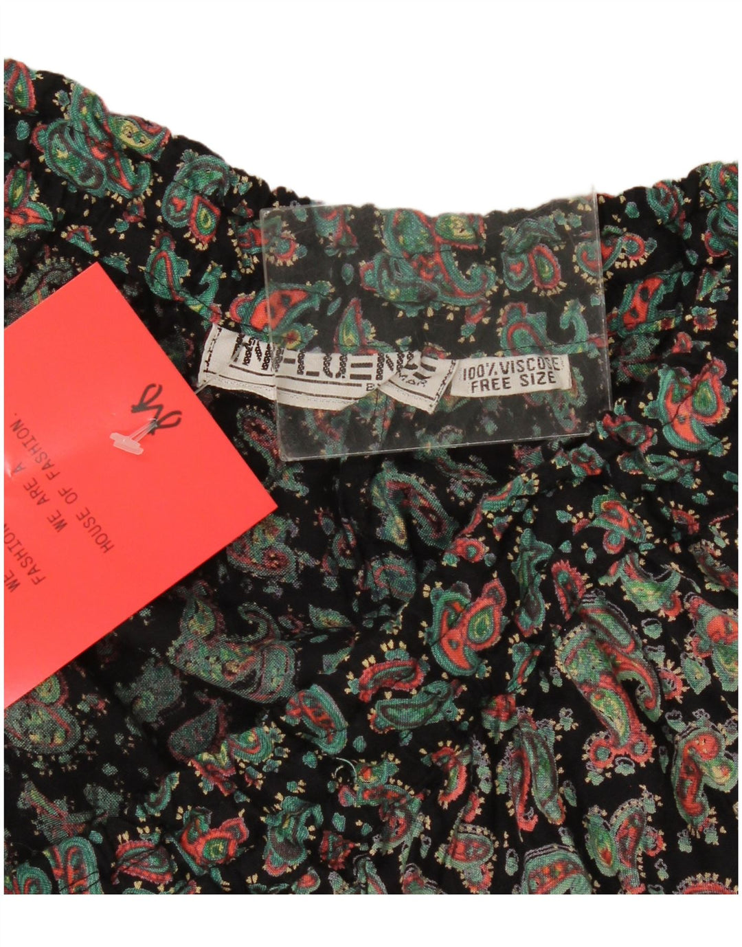 Vintage Damen Haremshose Einheitsgröße W36 L28 Mehrfarbig Paisley