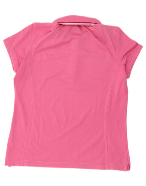 Champion Damen Easy Fit Poloshirt UK 16 Large Pink