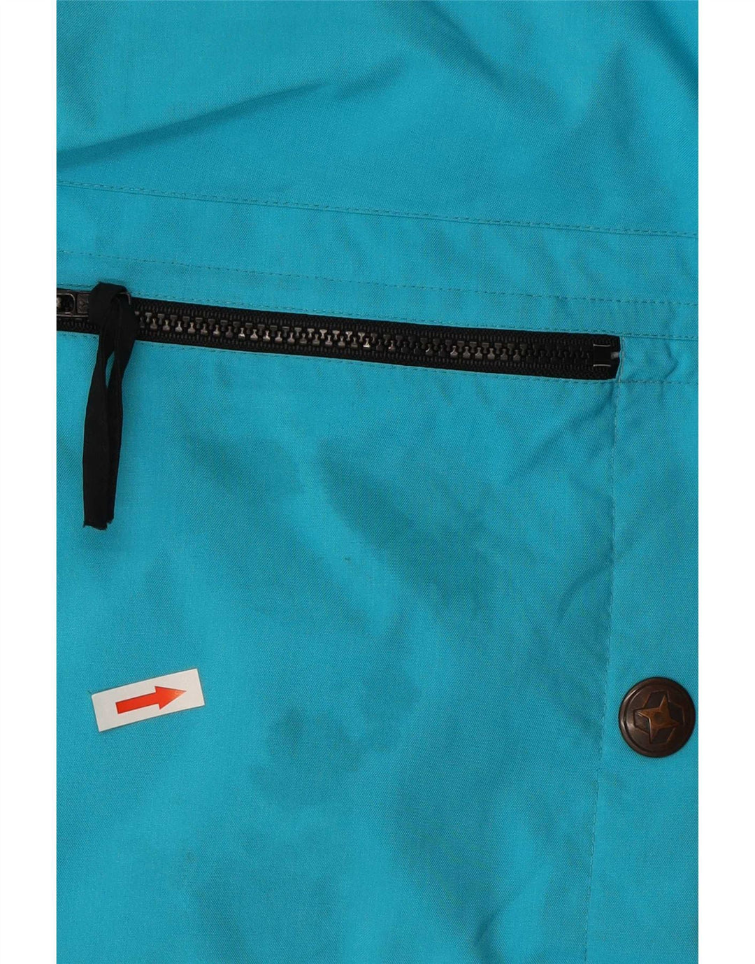 Colmar Herren-Skijacke mit Kapuze, lockere Passform, IT 50, Mittelblau, Farbblock