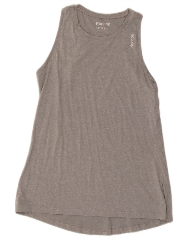 Reebok Damen Weste Top UK 12 Mittelgrau meliert