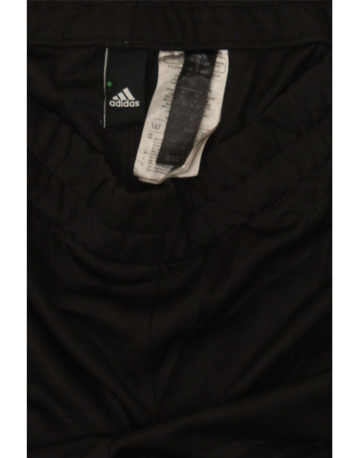 ADIDAS Womens Tracksuit Trousers UK 8/10 Small  Black Polyester Vintage Adidas and Second-Hand Adidas from Messina Hembry 