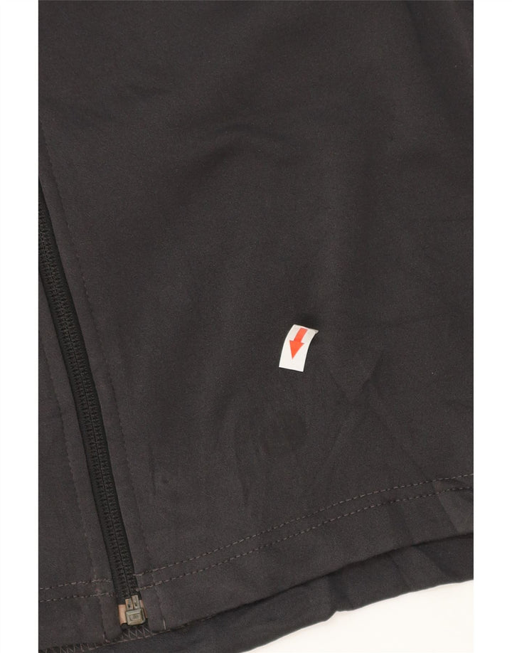 THE NORTH FACE Herren-Trainingsanzug-Oberjacke aus mittelgrauem Colourblock-Polyester
