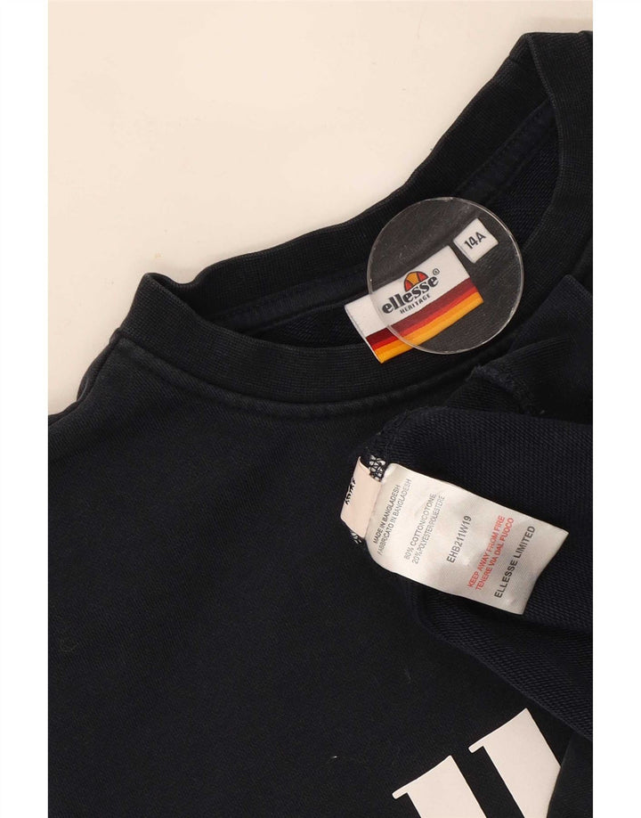 Ellesse Jungen Heritage Graphic Sweatshirt Pullover 13-14 Jahre Marineblau