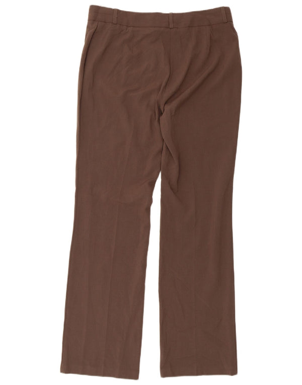 Marks & Spencer Damen Gerade Freizeithose UK 12 Medium W32 L31 Braun