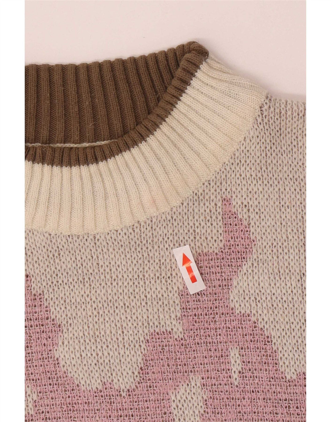 Rollkragenpullover für Damen von Stella, EU 42, Größe L, Grau, Farbblock