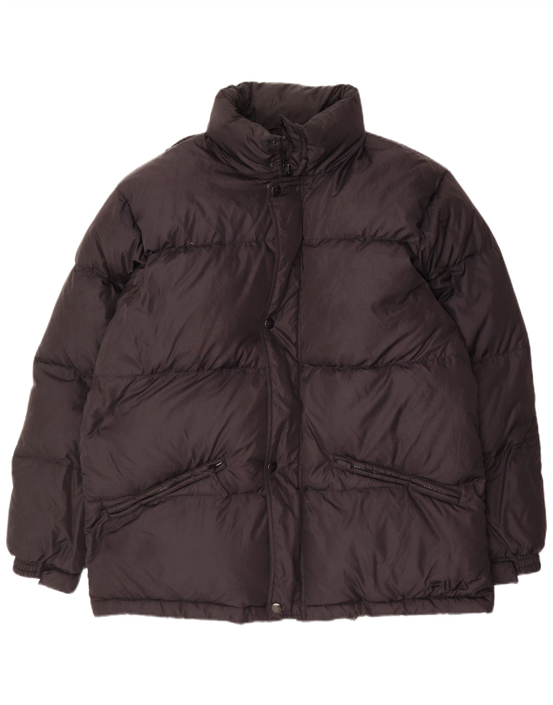 Fila Herren Wattierte Jacke IT 52 XL Schwarz Polyamid Winter