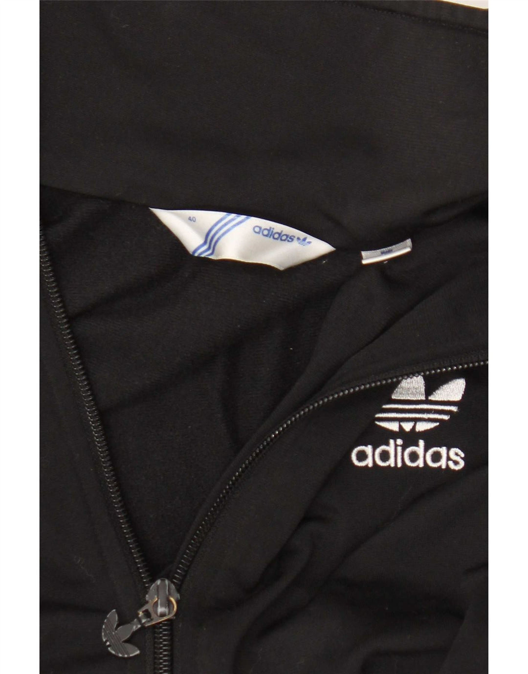 Adidas Damen Graphic Trainingsanzug Top Jacke IT 40 Small Schwarz