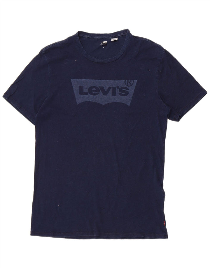 Levi's Herren-T-Shirt mit Grafik, mittelmarineblaue Baumwolle