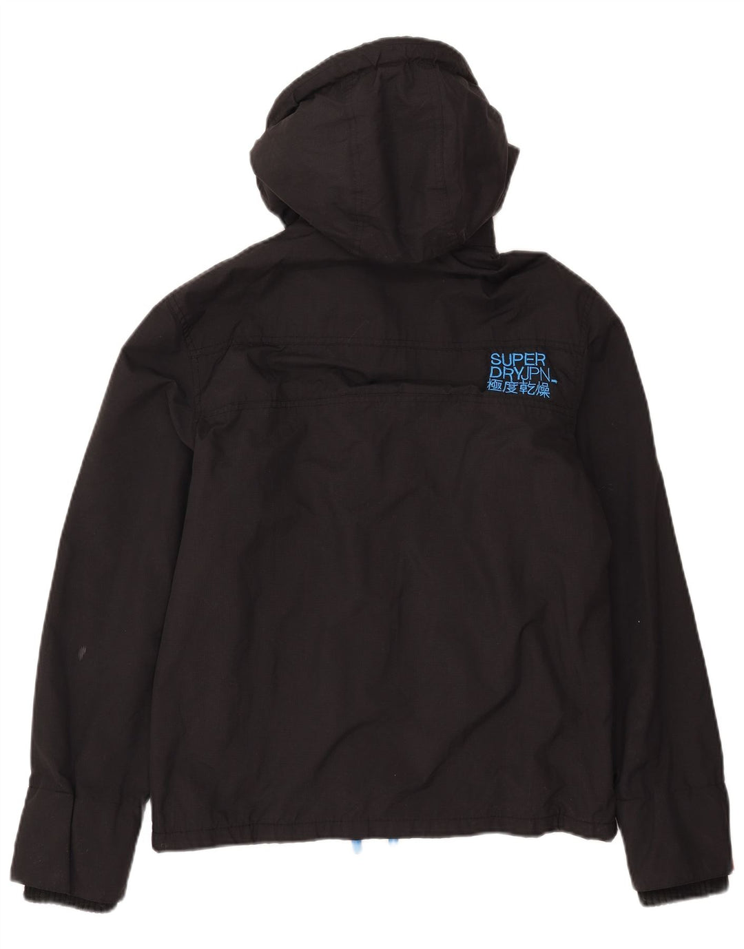 Superdry Damen Übergroße Windjacke UK 10 Small Schwarz