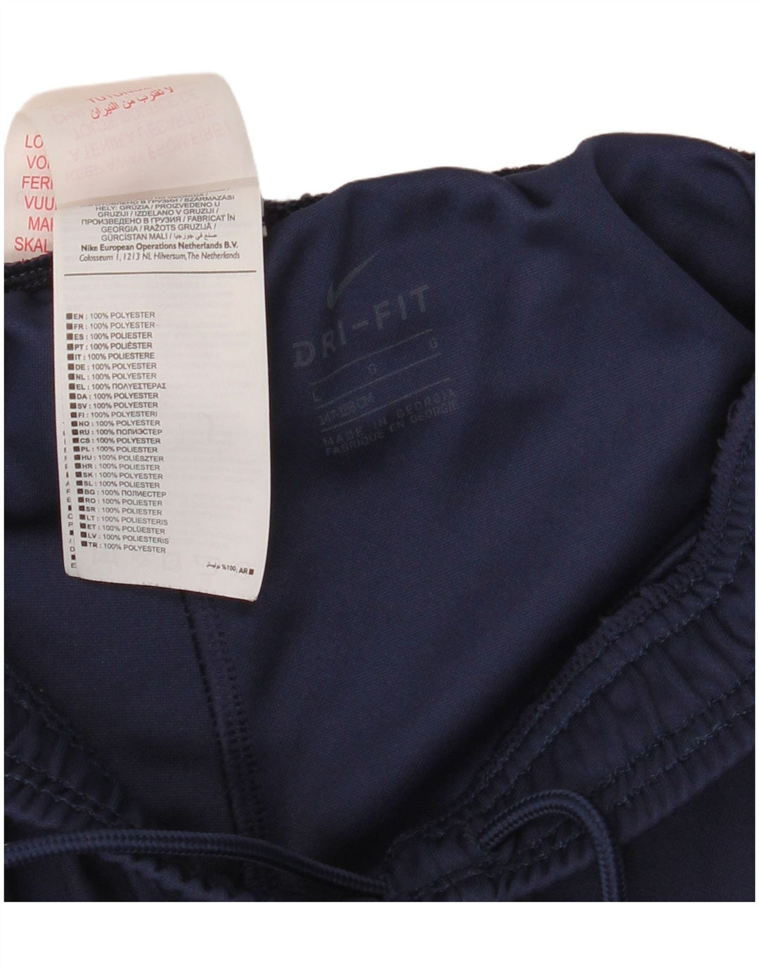 NIKE Dri Fit Sportshorts für Jungen, 12–13 Jahre, Größe L, Marineblau, Polyester