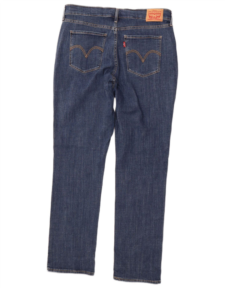 LEVI'S Womens Classic Straight Jeans W31 L28 Blue Cotton
