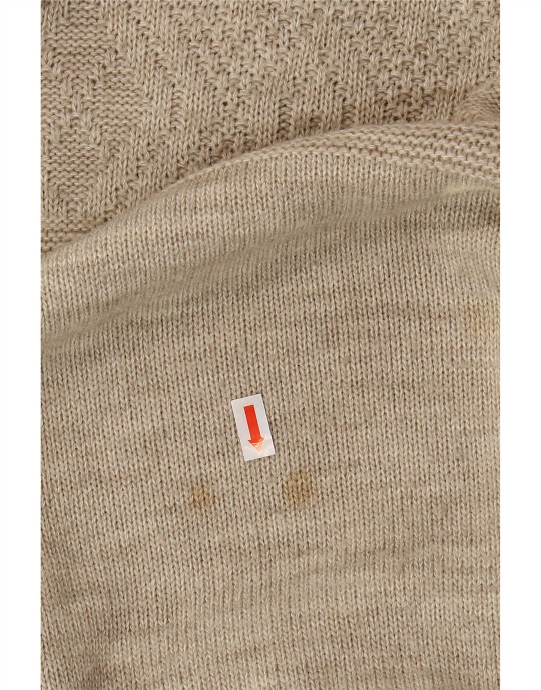 Marks & Spencer Herren-Pullover mit Rundhalsausschnitt, mittelbeigefarbenes Acryl