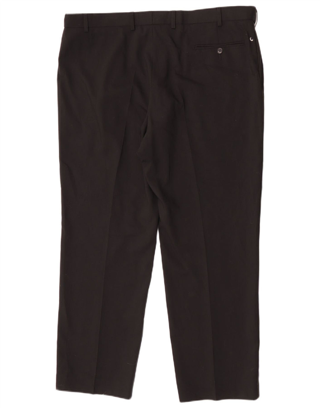 Marks & Spencer Herren-Anzughose in normaler Passform, W40, L29, schwarze Wolle