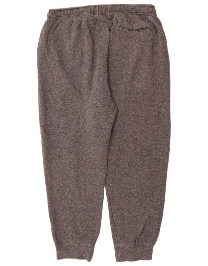 Nike Herren-Trainingshose, Jogginghose, groß, graue Baumwolle