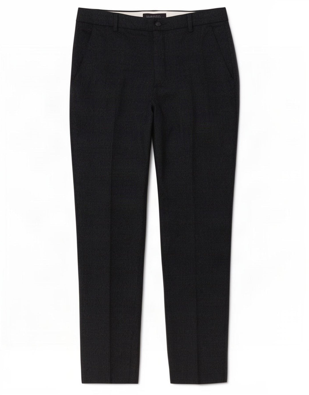 Marks & Spencer Damen Anzughose UK 12 M W32 L28 Marineblau kariert