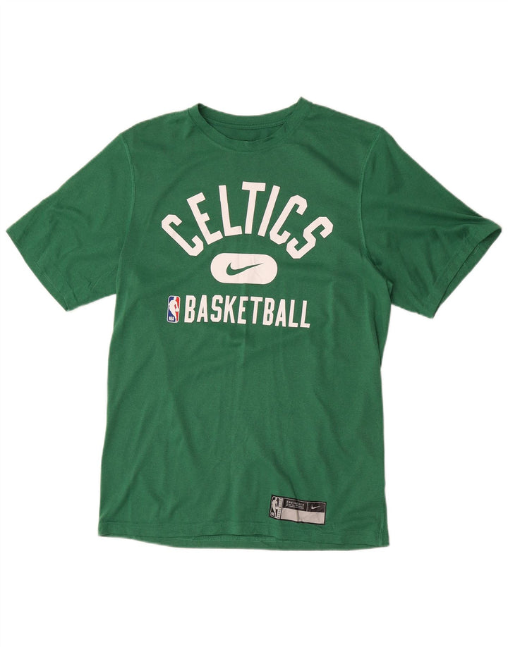 Nike Celtics Grafik-T-Shirt für Herren, klein, grün, Polyester