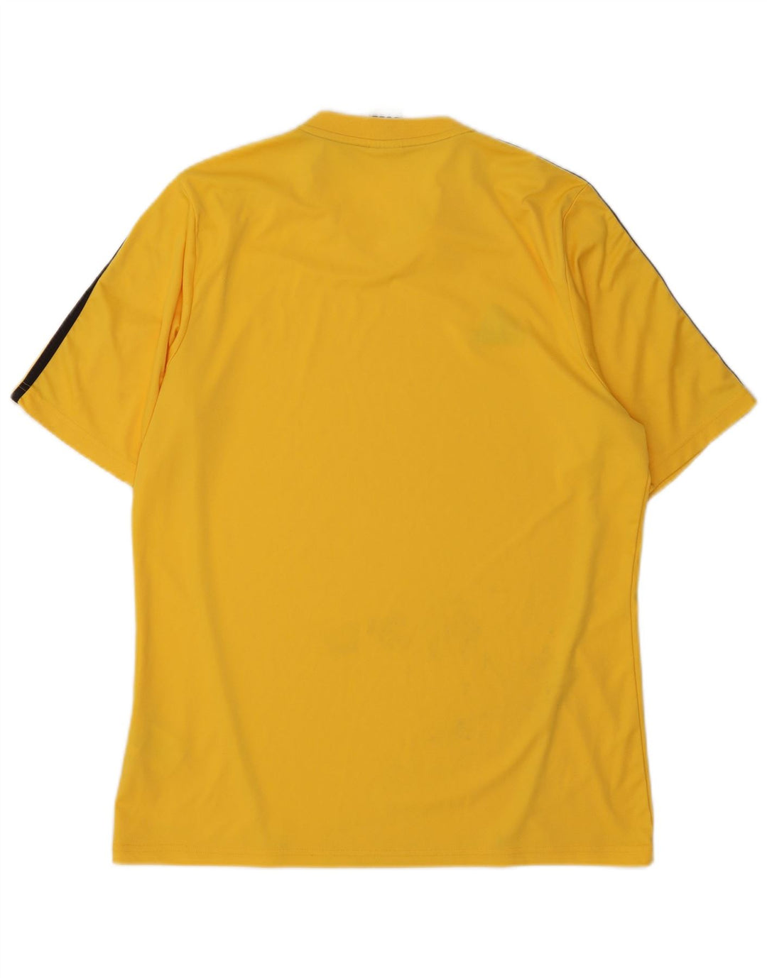 Adidas Herren Climalite T-Shirt Top Large Gelb Polyester