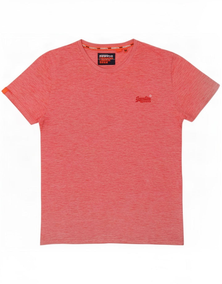 Superdry Herren T-Shirt-Oberteil Mittelrot meliert