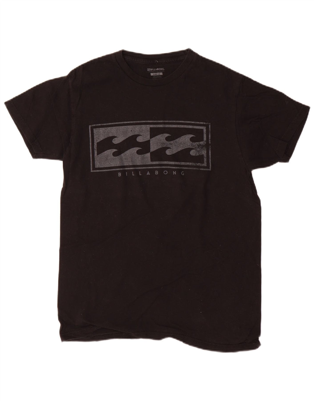 Billabong Herren-T-Shirt mit Grafik, Größe S, schwarze Baumwolle
