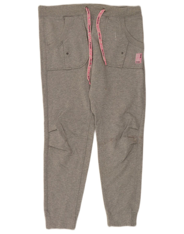 Diesel Damen Trainingshose Jogger UK 14 Mittelgraue Baumwolle