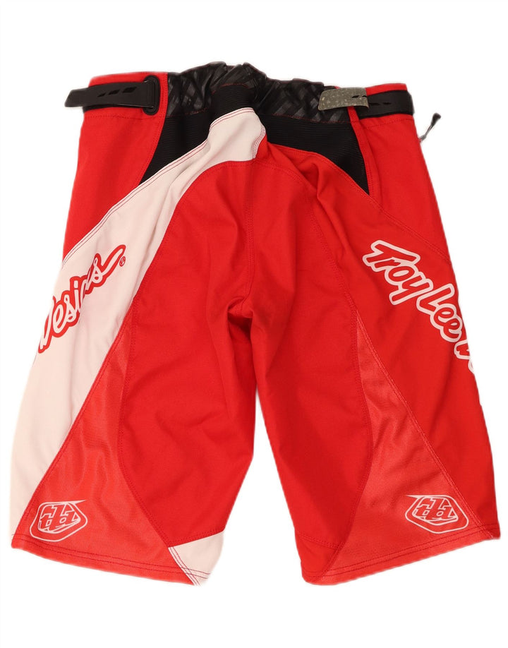 Troy Lee Designs Herren Motorstyle Graphic Shorts Medium W32 Rot Farbblock