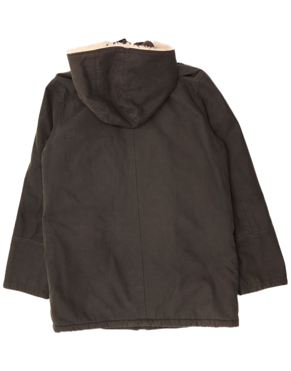 Monsoon Herren-Parka mit Kapuze, reguläre Passform, UK 42, XL, Khaki, Baumwolle