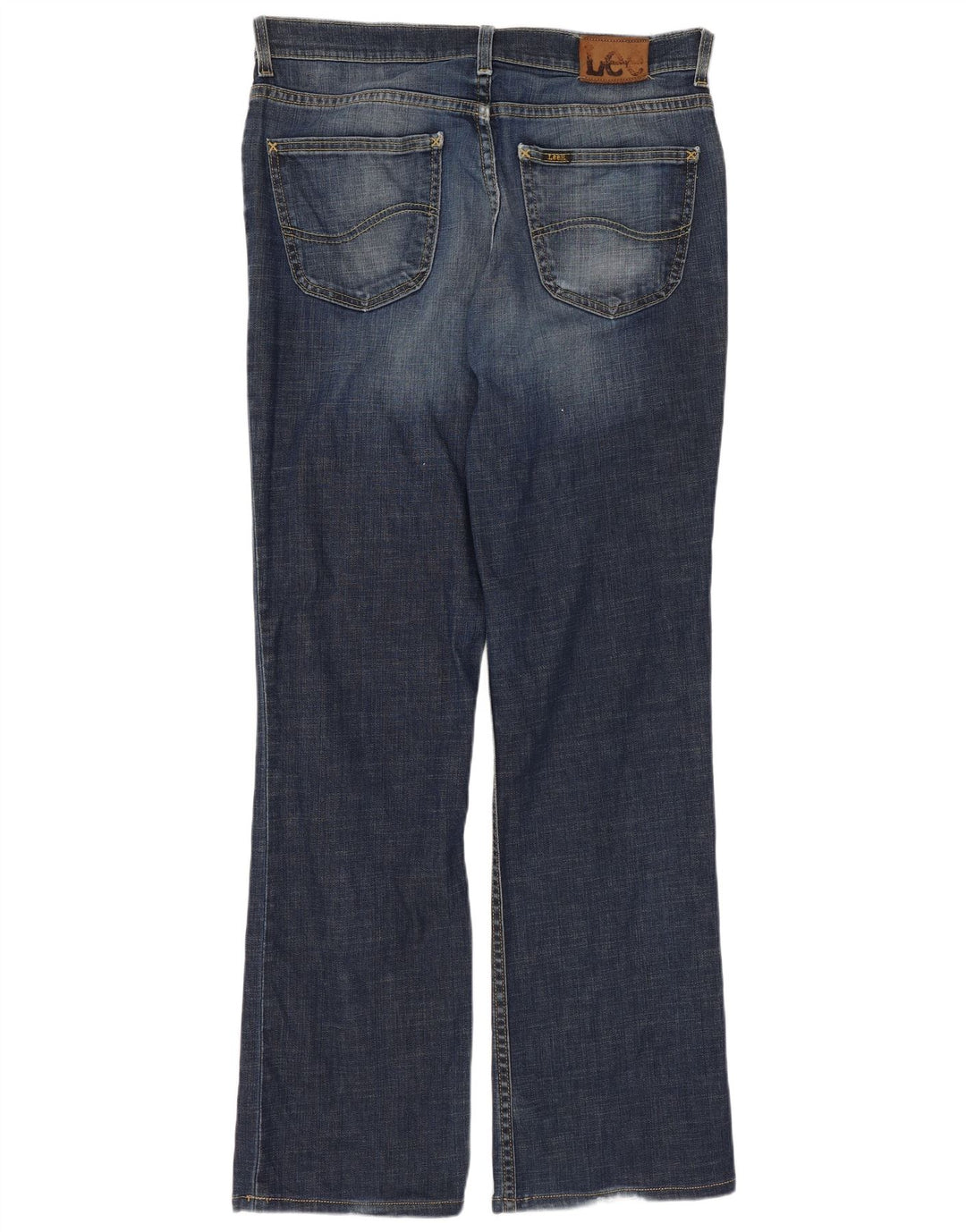 LEE Herren REED Straight Jeans W34 L31 Marineblaue Baumwolle