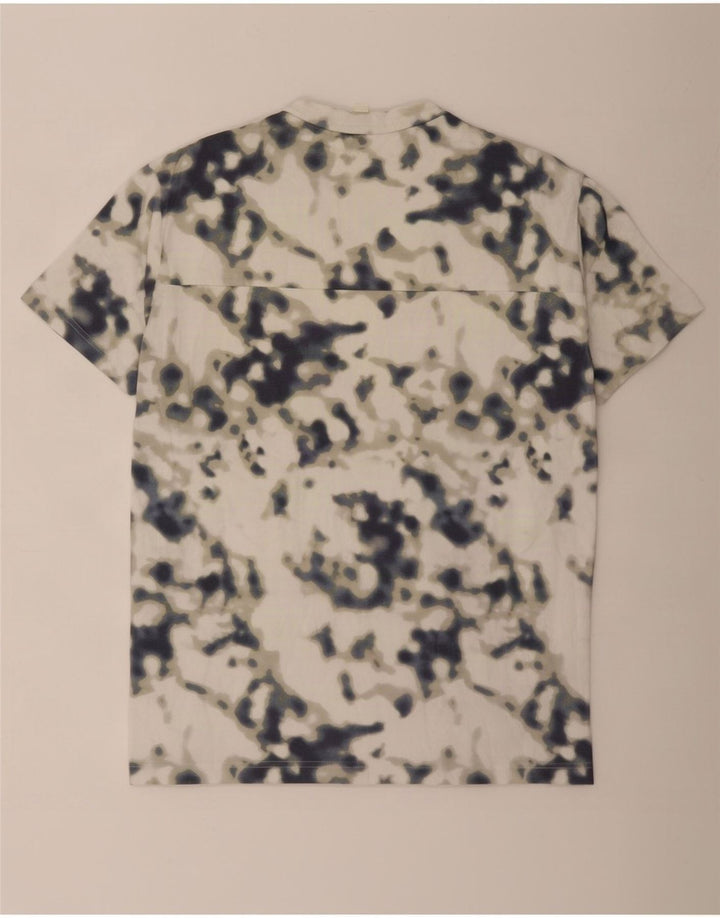 Cos Herren-T-Shirt-Oberteil, mittelgroß, mehrfarbig, Batik-Baumwolle