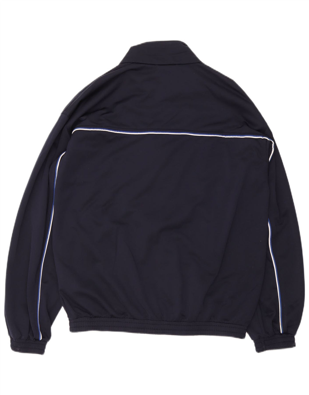 Puma Herren-Trainingsanzug-Top-Jacke, mittelblaues Farbblock-Polyester