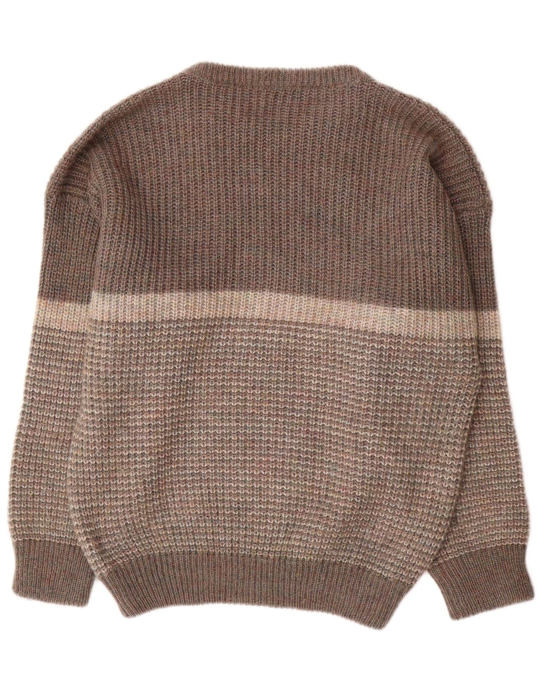 Walker Herren-Pullover mit Rundhalsausschnitt, groß, graues Farbblock-Acryl