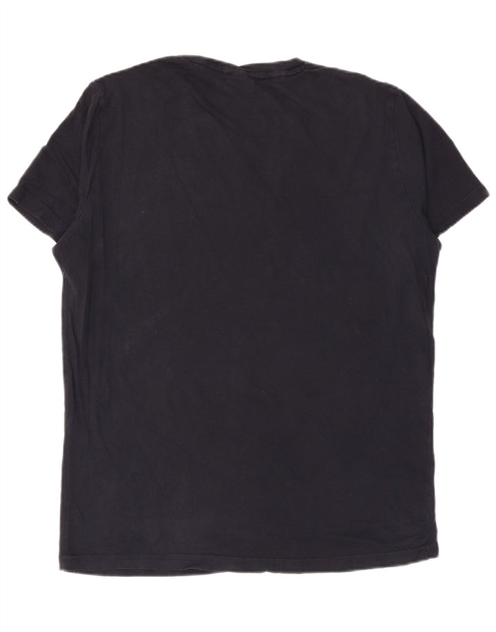 Champion Herren-T-Shirt mit Grafik, Größe S, Marineblau