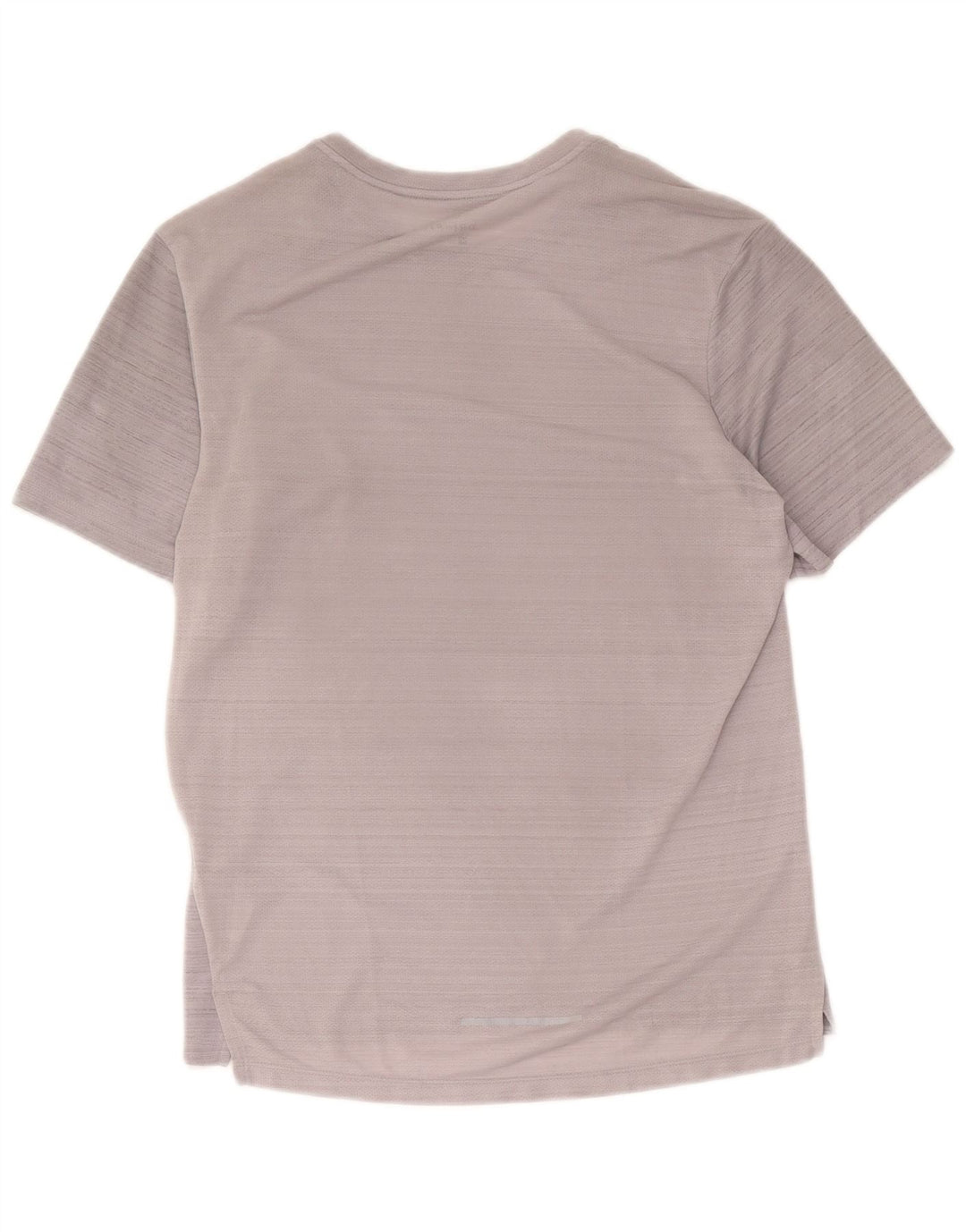 Nike Herren Dri Fit T-Shirt Top Small Grau geflecktes Polyester