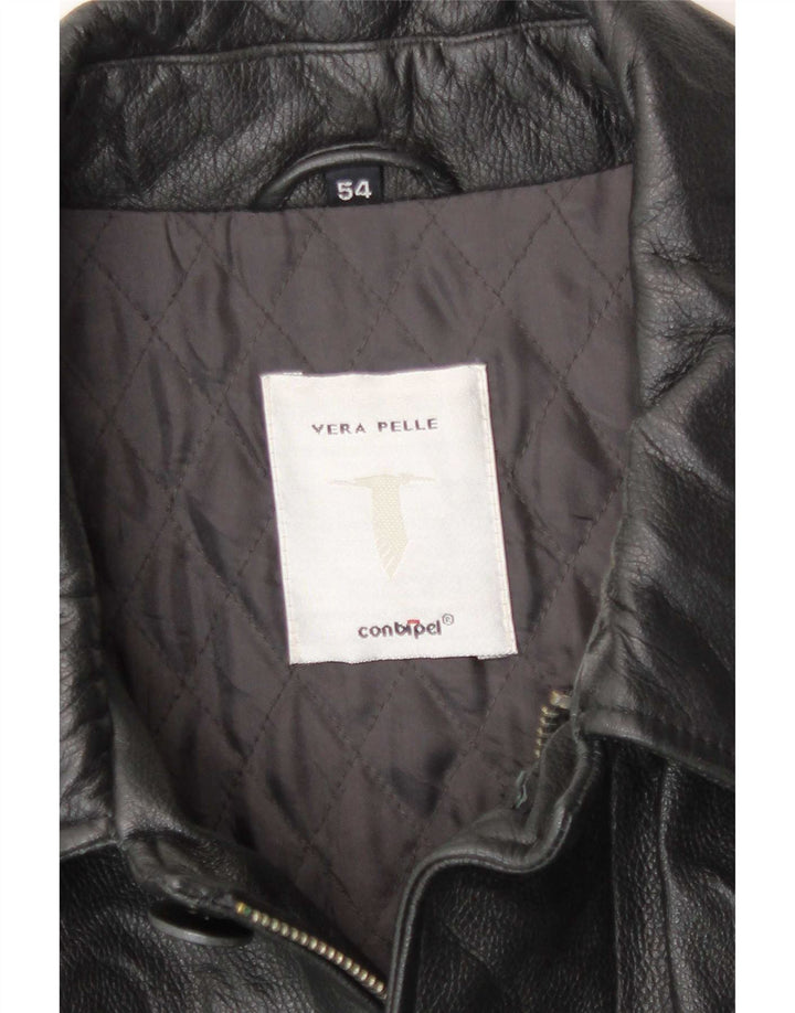 Conbipel Herren Lederjacke IT 54 XL Schwarz