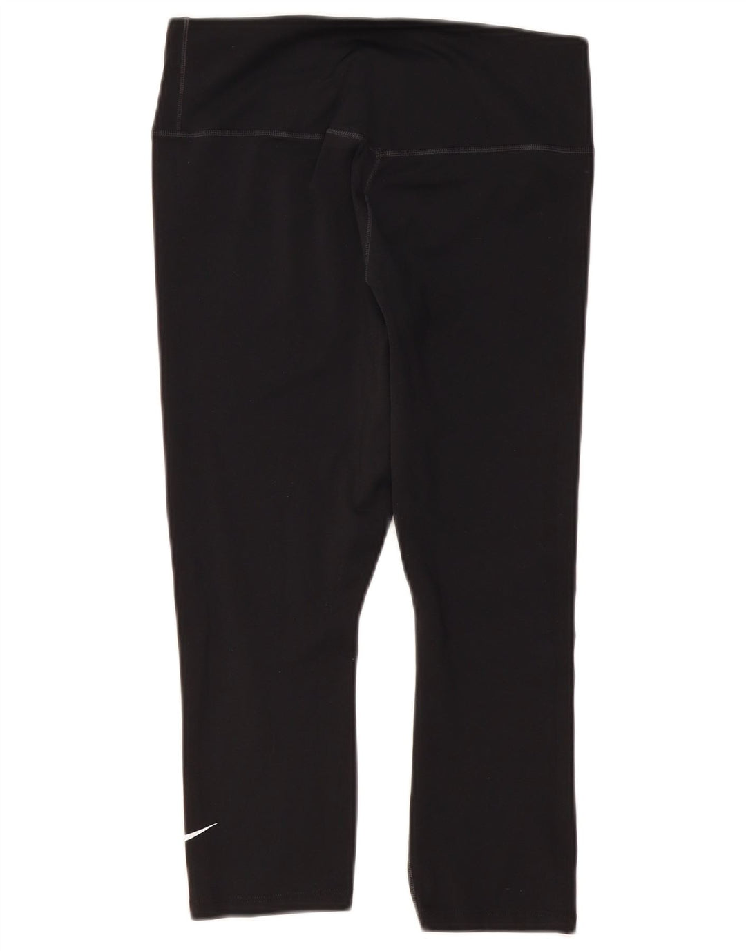 Nike Damen Dri Fit Capri Leggings UK 12 Medium Schwarz
