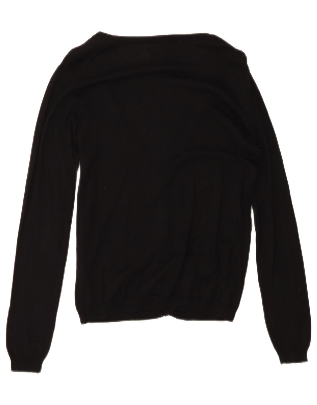 ZARA Womens Cardigan Sweater UK 14 Medium Black Silk Vintage Zara and Second-Hand Zara from Messina Hembry 