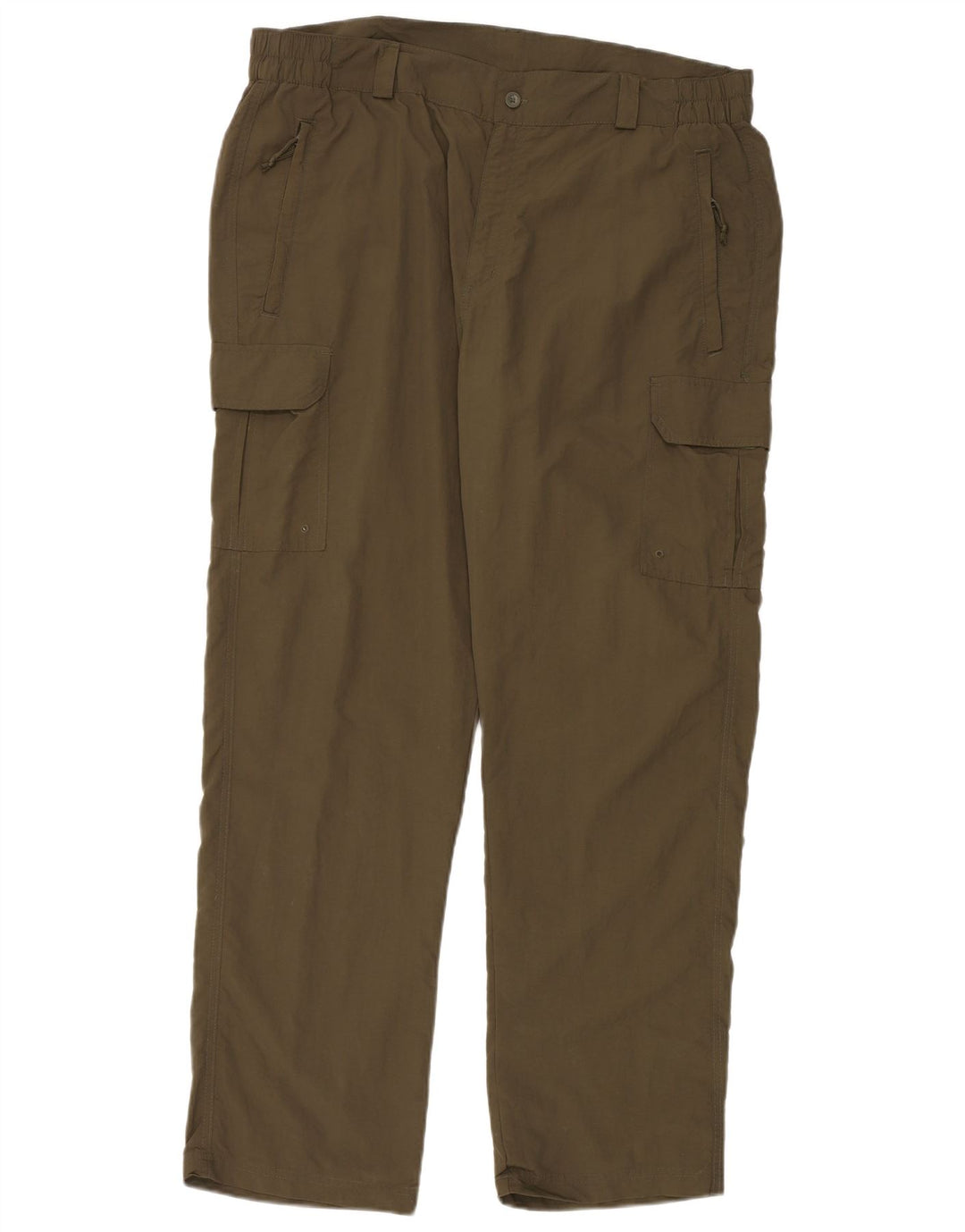 MOUNTAIN WAREHOUSE Herren Gerade Cargo-Hosen W38 L32 Khaki Nylon