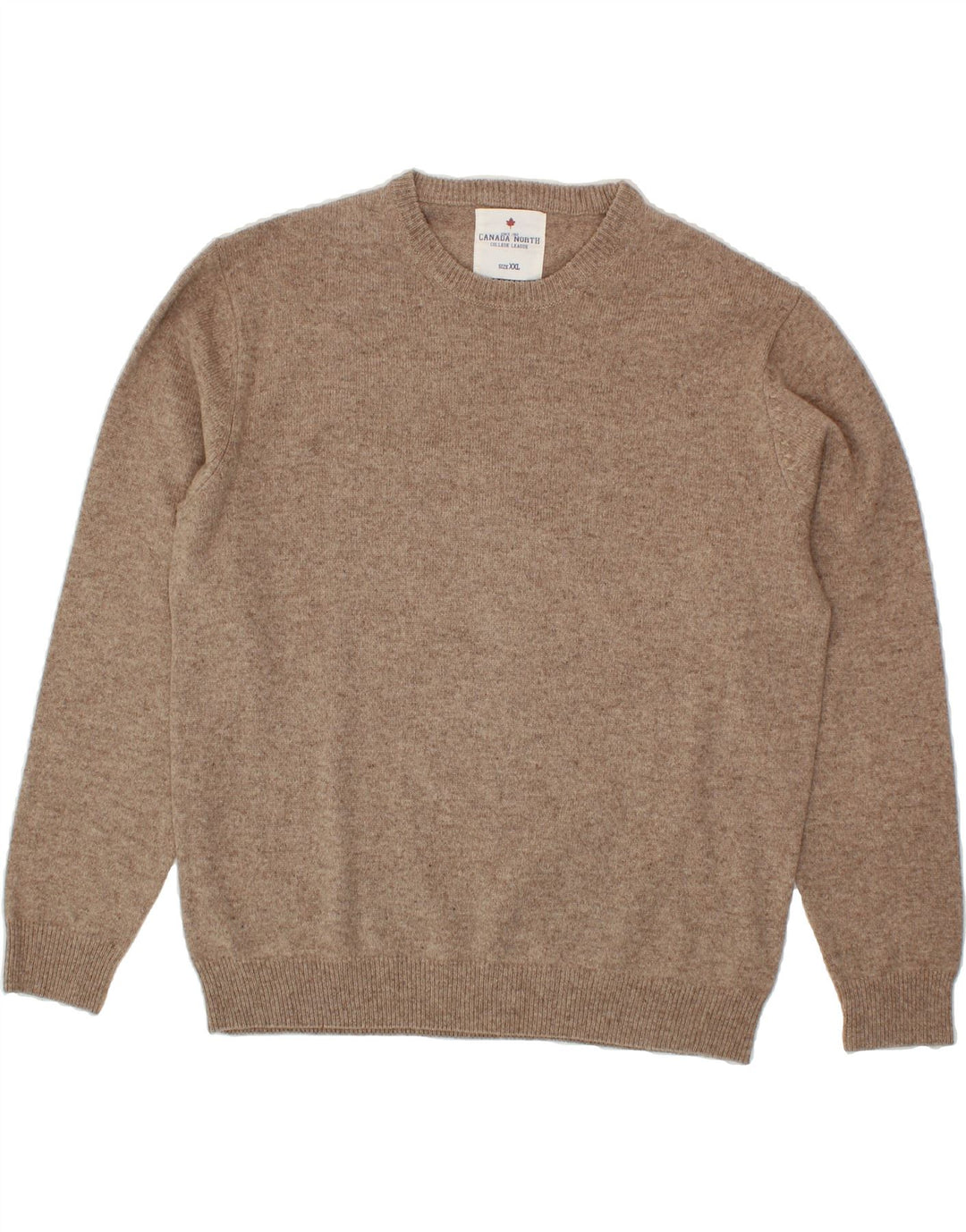 CANADA NORTH Mens Crew Neck Jumper Sweater 2XL Grey Vintage Canada North and Second-Hand Canada North from Messina Hembry 