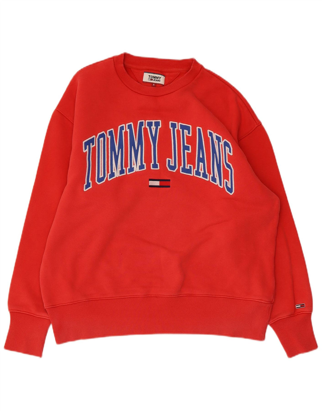TOMMY HILFIGER Herren Grafik-Sweatshirt-Pullover, kleine rote Baumwolle