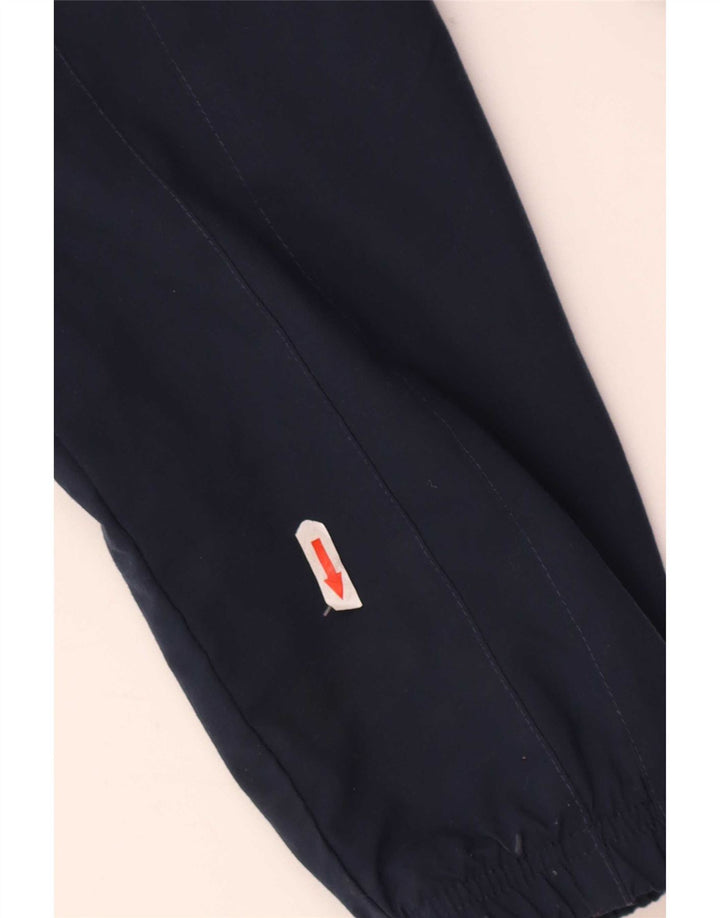 Nike Herren-Trainingsanzug-Oberteiljacke UK 38/40 Mittelmarineblaues Polyester