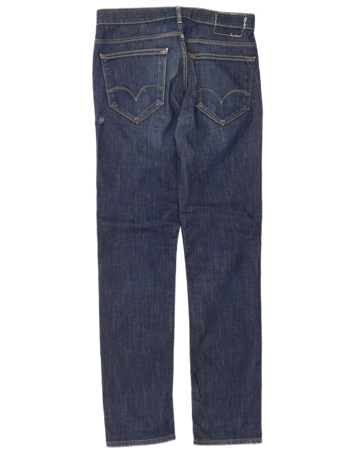 Levi's Herren 519 Slim Jeans W34 L34 Blaue Baumwolle