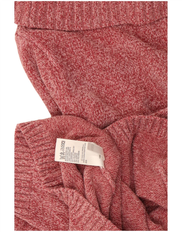 Marks & Spencer Rollkragenpullover für Damen, UK 10, Größe S, rosa Viskose