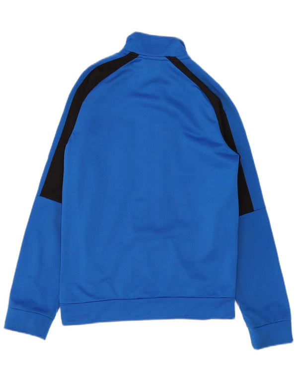 Puma Boys Graphic Tracksuit Top Jacket 11-12 Years Blue Colourblock